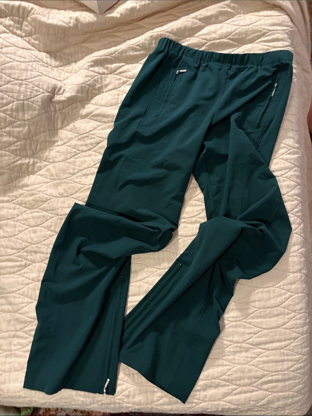 Like New Lucy Women's XS Teal Track Pants with Zip Pockets